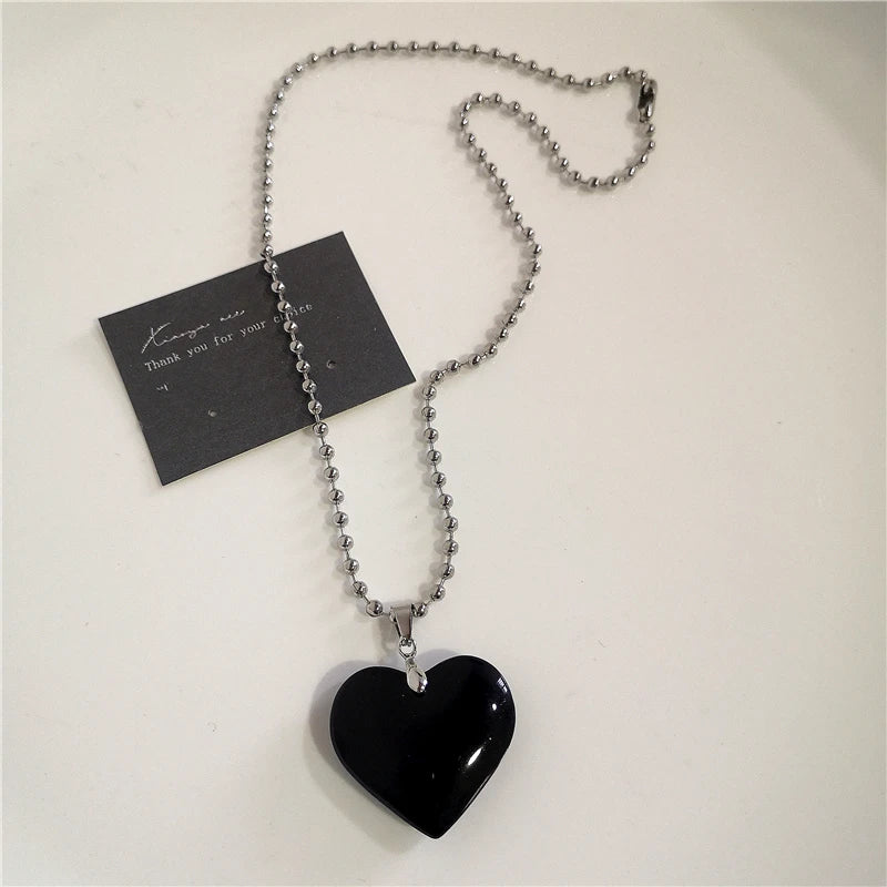 Cross Necklace Zircon Pendant - Hip Hop Bling Fashion Stainless Steel