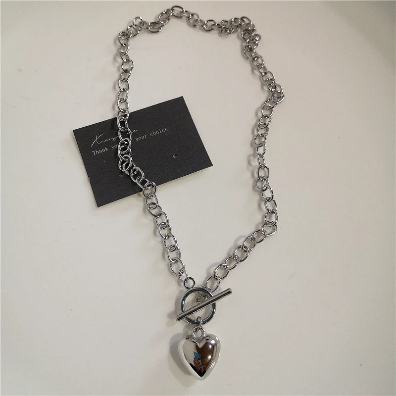 Cross Necklace Zircon Pendant - Hip Hop Bling Fashion Stainless Steel